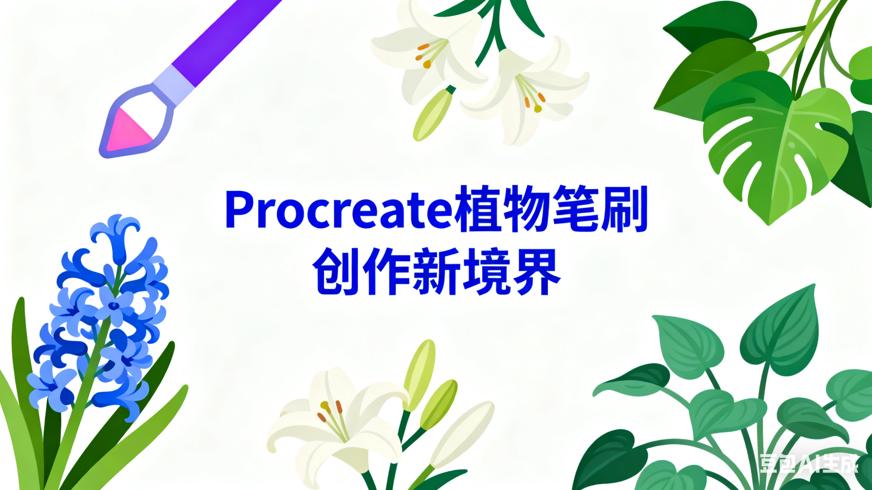 Procreate植物笔刷：解锁花卉植物创作新境界
