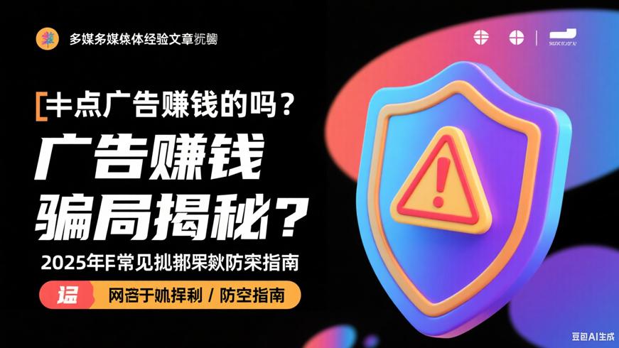 点广告赚钱是真的吗2025年常见骗局揭秘与防范指南