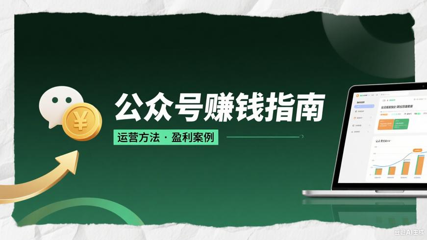微信公众号赚钱方法与个人运营盈利实战案例