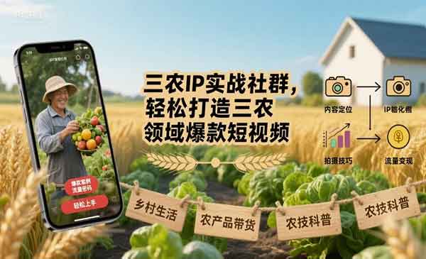 三农IP实战社群
