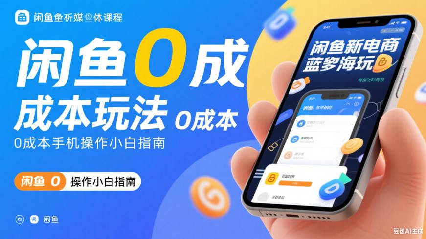 闲鱼新电商蓝海玩法0成本手机操作小白指南