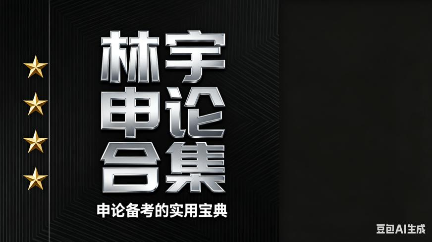 林宇申论合集：申论备考的实用宝典
