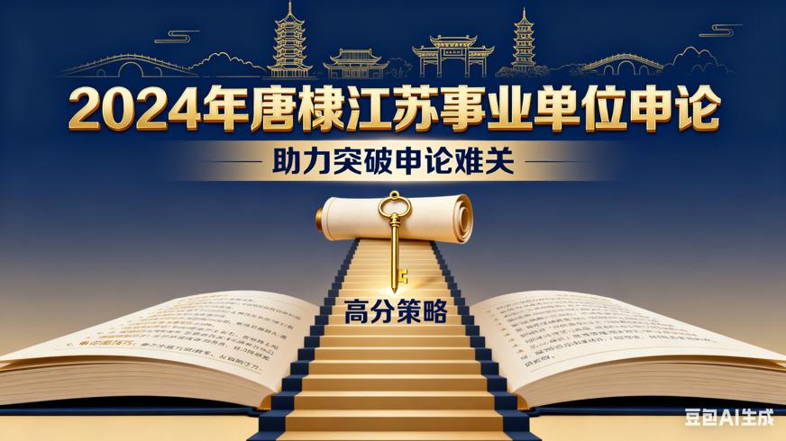 2024年唐棣江苏事业单位申论：助力突破申论难关