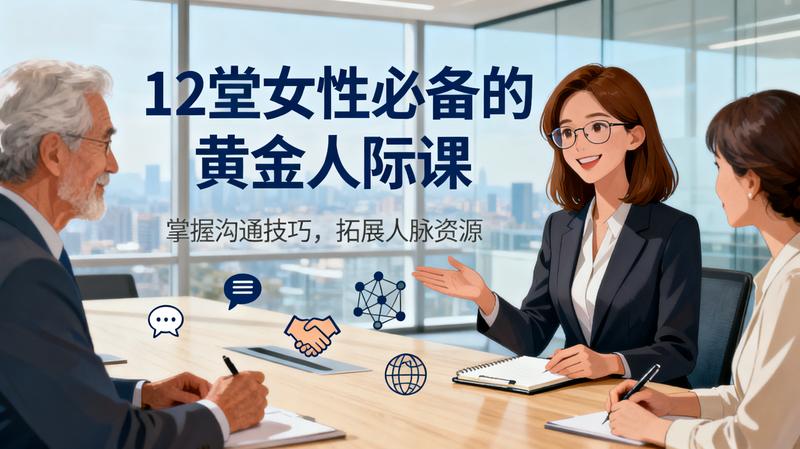 12堂女性必备的黄金人际课