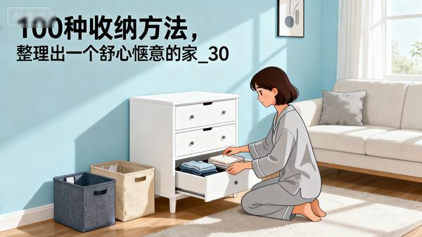 100种收纳方法，整理出一个舒心惬意的家_30