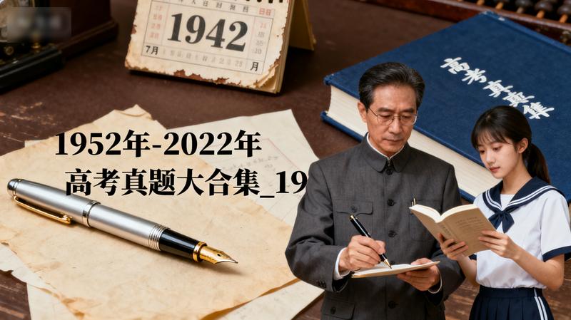 1952年-2022年高考真题大合集_19