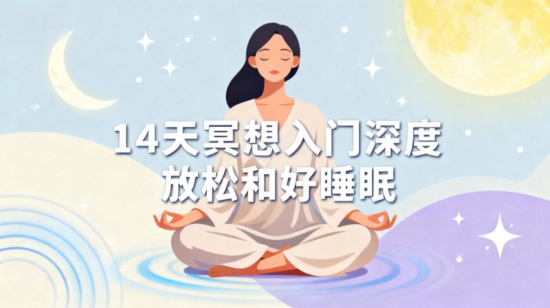 14天冥想入门深度放松和好睡眠