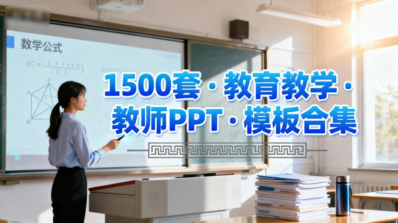 1500套·教育教学·教师PPT·模板合集