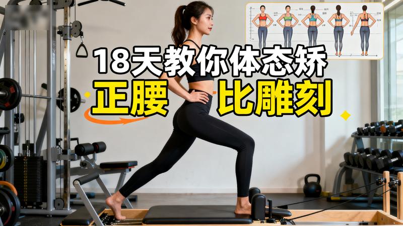 18天教你体态矫正腰臀比雕刻