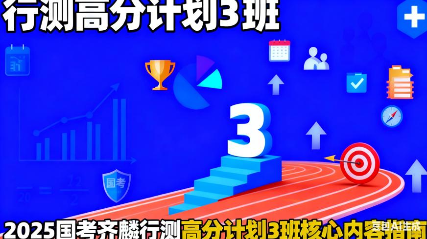 2025国考齐麟行测高分计划3班核心内容指南
