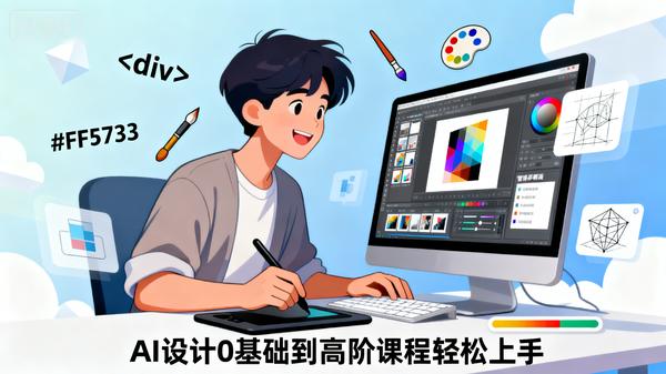 AI设计0基础到高阶课程轻松上手