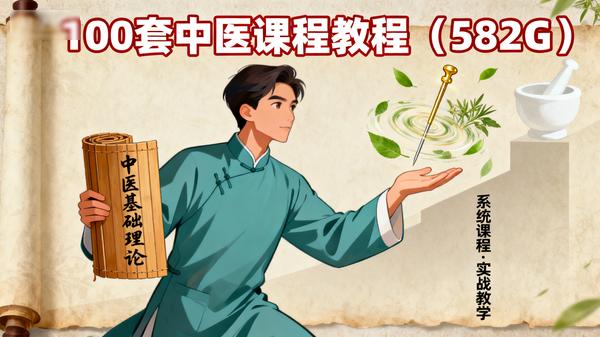 100套中医课程教程（582G）.