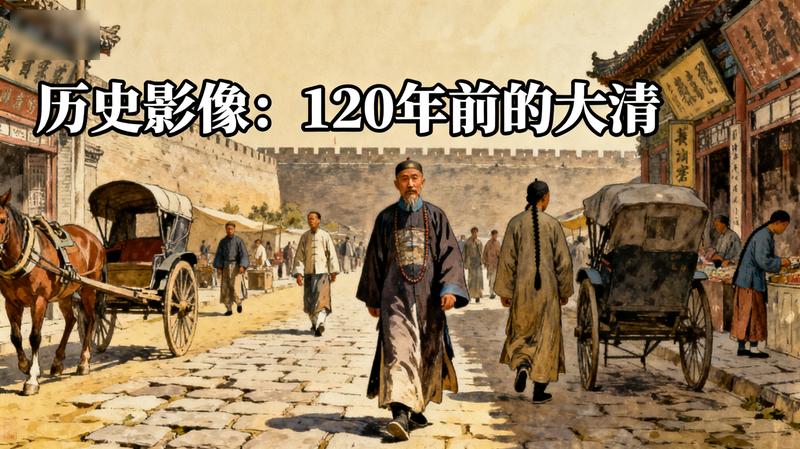 120年前的清朝【历史影像：法国拍摄】这才是120年前大清...