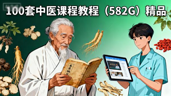 100套中医课程教程（582G）精品