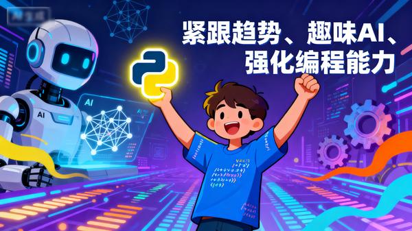 0基础Python趣味AI项目，紧跟趋势、趣味Al、强化编程能...