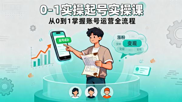 0-1实操起号实操课