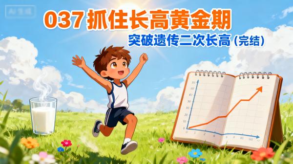 037抓住长高黄金期让孩子突破遗传二次长高（完结）.