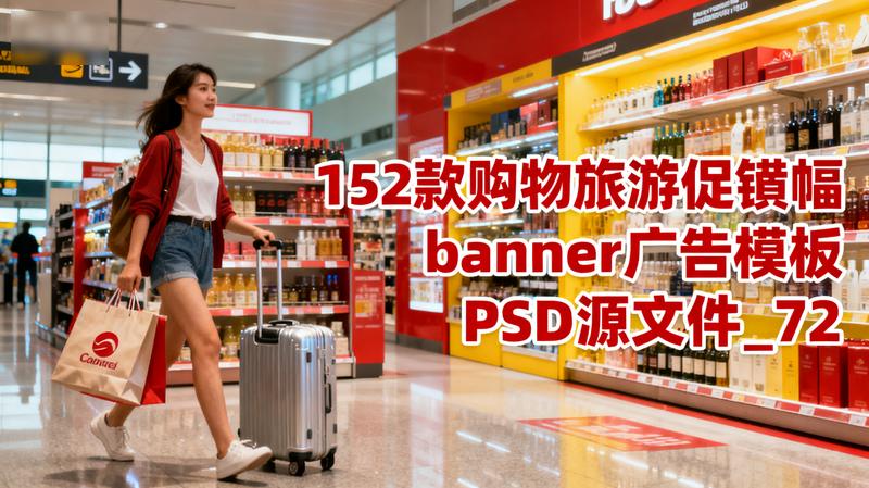 152款购物旅游促销横幅banner广告模板PSD源文件_72