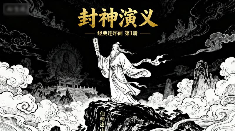 《封神演义》共12册广为流传中国经典连环画