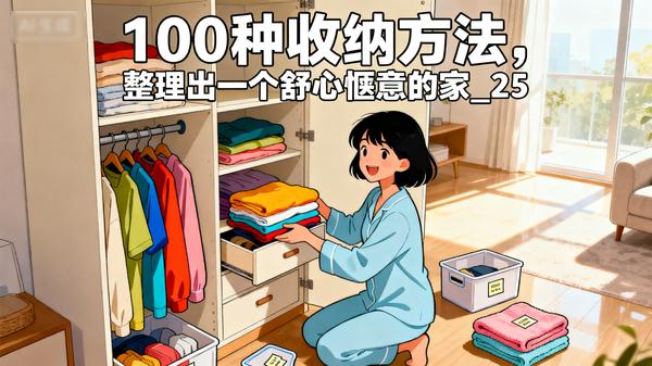 100种收纳方法，整理出一个舒心惬意的家_25