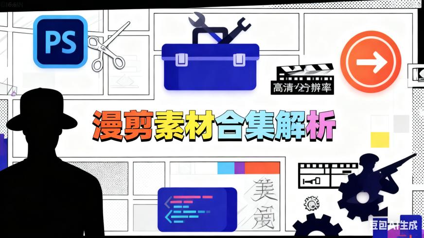 更新中漫剪素材合集高清全风格创作资源解析