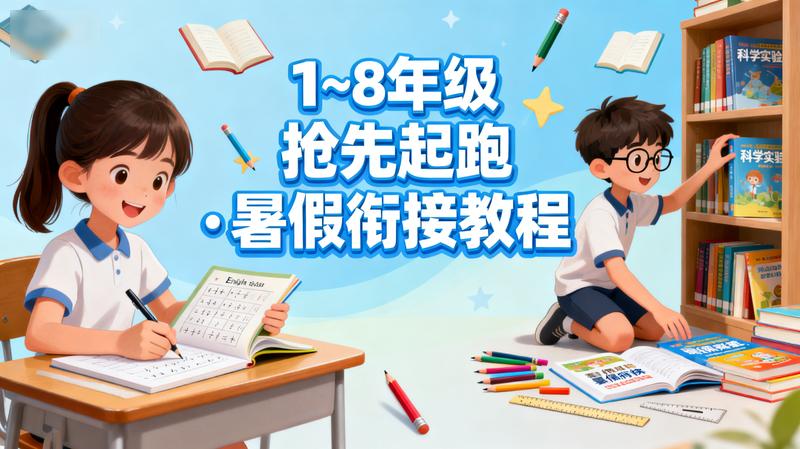 1~8年级抢先起跑·暑假衔接教程