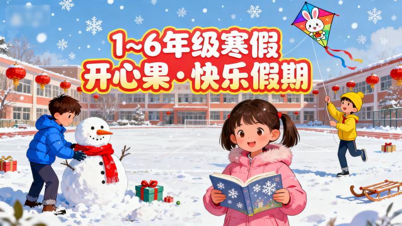 1~6年级寒假开心果·快乐假期.