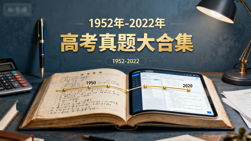 1952年-2022年高考真题大合集.