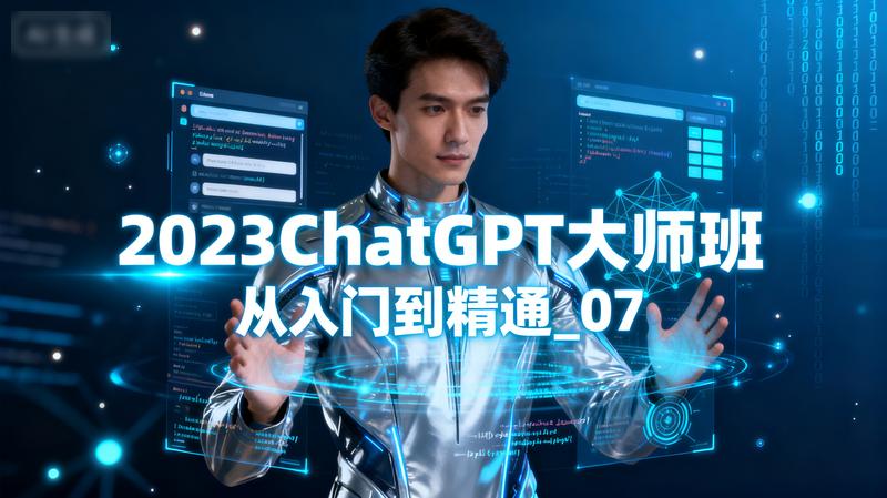 2023ChatGPT大师班从入门到精通_07