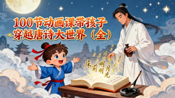 100节动画课带孩子穿越唐诗大世界（全）.