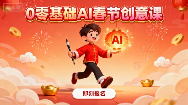 0零基础AI春节创意课.