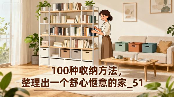 100种收纳方法，整理出一个舒心惬意的家_51