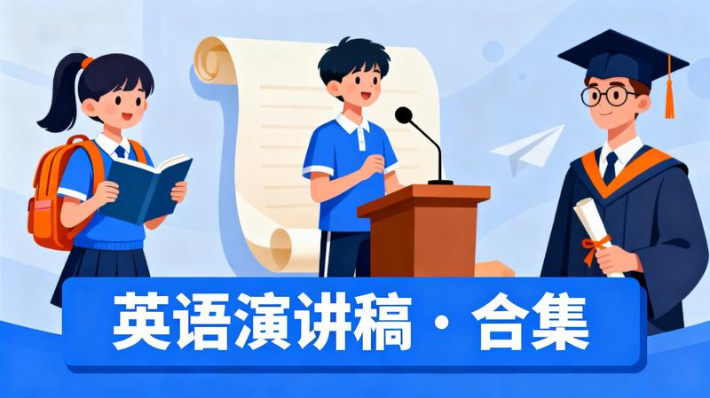 《英语演讲稿·合集》小学·中学·大学·不同类型演讲稿·多套合集