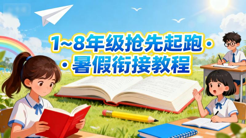 1~8年级抢先起跑·暑假衔接教程.