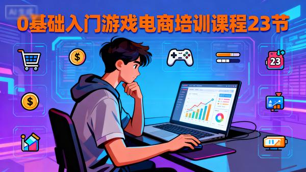 0基础入门游戏电商培训课程23节