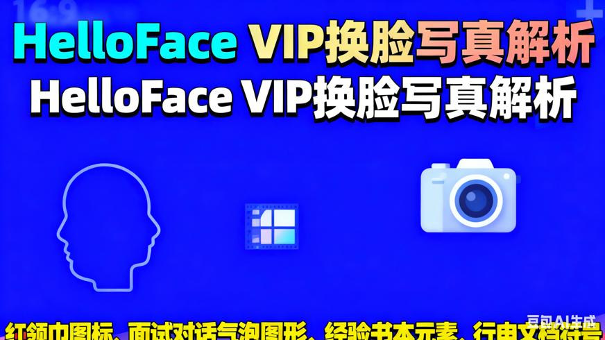 HelloFace解锁VIP版AI视频换脸与写真创作解析
