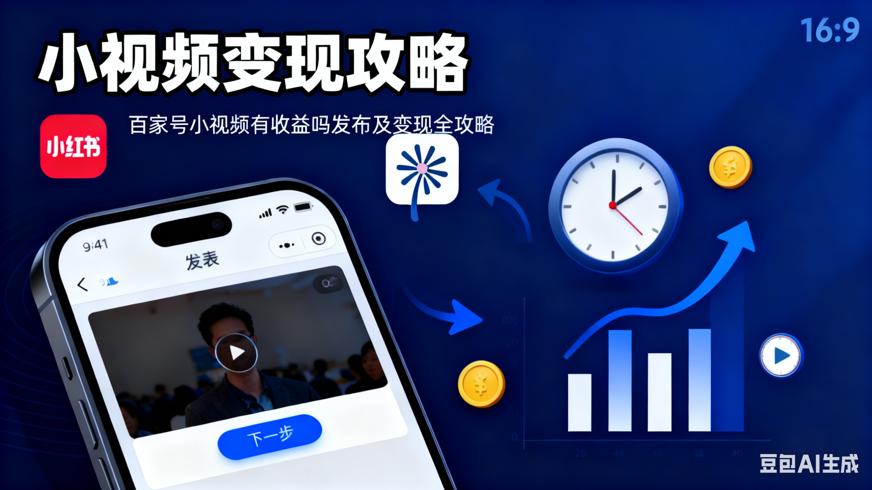 百家号小视频有收益吗发布及变现全攻略