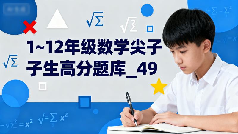 1~12年级数学尖子生高分题库_49