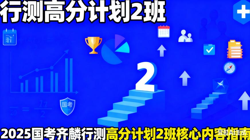 2025国考齐麟行测高分计划2班核心内容指南