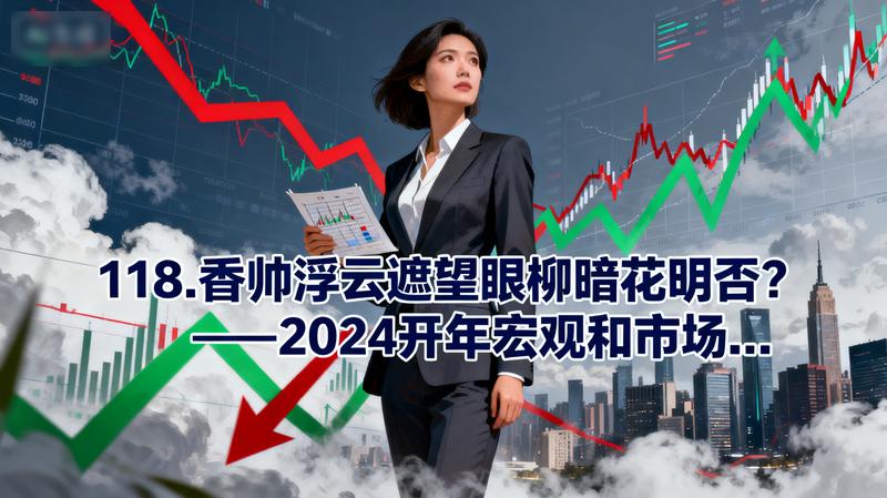 118.香帅浮云遮望眼柳暗花明否？——2024开年宏观和市场...