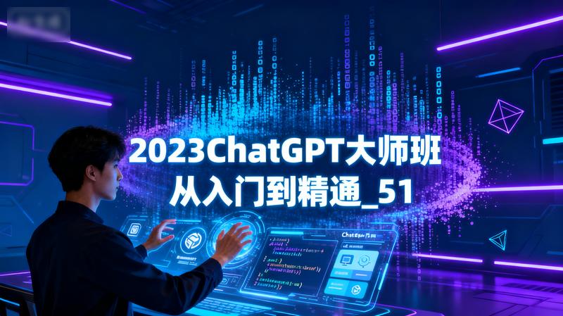 2023ChatGPT大师班从入门到精通_51