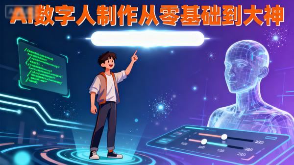 AI数字人制作从零基础到大神