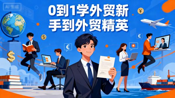0到1学外贸新手到外贸精英