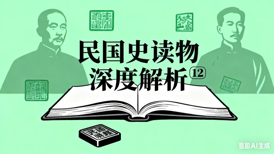 《历史深处的民国》全3册民国史读物深度解析