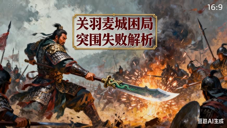 麦城困局关羽突围失败深层原因解说故事