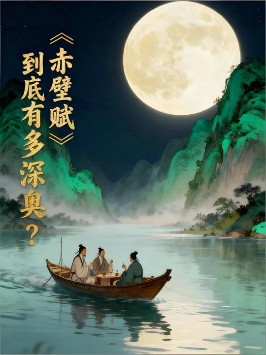 赤壁赋：苏轼的逆境重生与人生顿悟