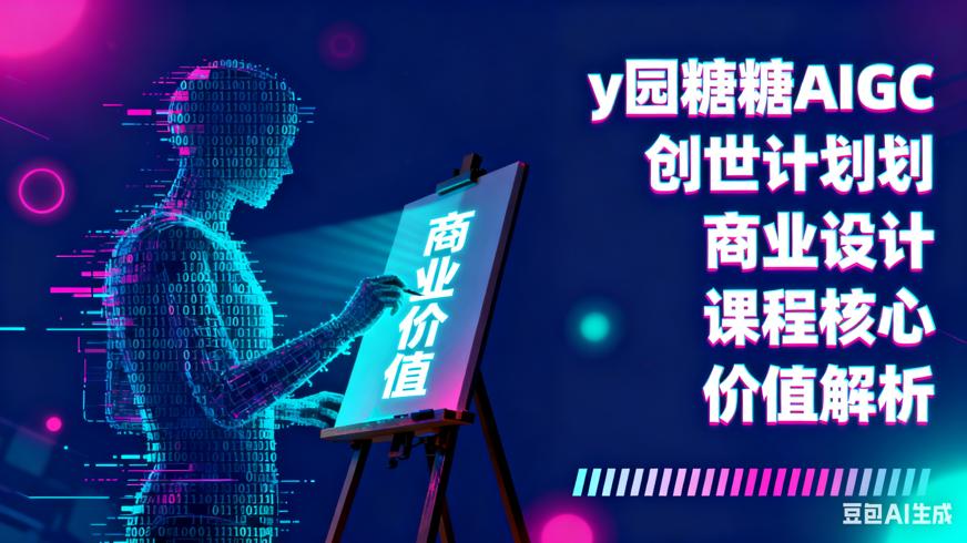y园糖AIGC创世计划商业设计课程核心价值解析
