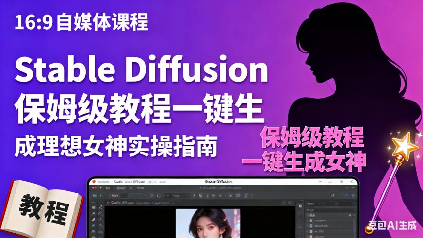 StableDiffusion保姆级教程一键生成理想女神实操指南