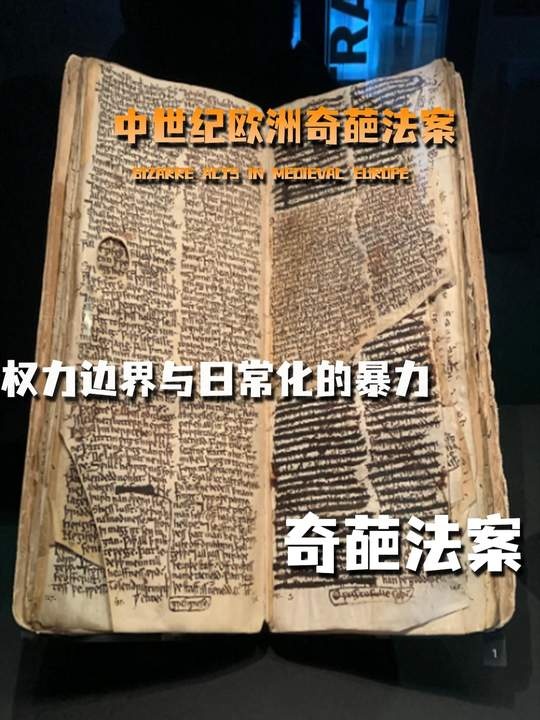 中世纪欧洲奇葩法案揭秘