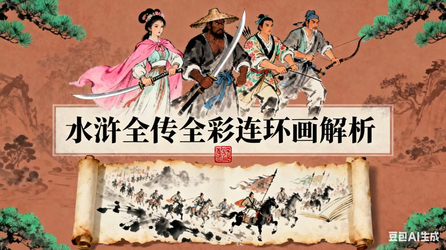 《水浒全传》16册中电全彩版连环画核心价值解析